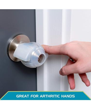 Able Life EZ Doorknob Grips - Set of 2 for Arthritis & Senior Living | Easy Door Opening Aids - Buy Online on GoSupps.com