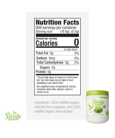 Stevita Stevia Spoonable Sweetener 16 Ounce - Buy Online on GoSupps.com