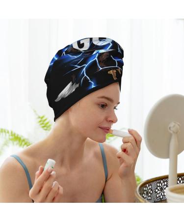 Buy Go Hunt Microfiber Hair Towel - Super Absorbent Quick Dry Hair Turban for Curly & Long Hair | Women Girls & Kids Hair Towel Wrap with Button - Fast International Shipping - Buy Online on GoSupps.com