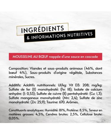 Buy Purina Gourmet Revelations Beef & Sauce - 4 x 57g Adult Cat Portions | Premium International Shipping - Buy Online on GoSupps.com