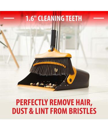 Long Handle Broom and Dustpan Set - Kitchen and Lobby Combo for Floor Cleaning - Buy Online on GoSupps.com