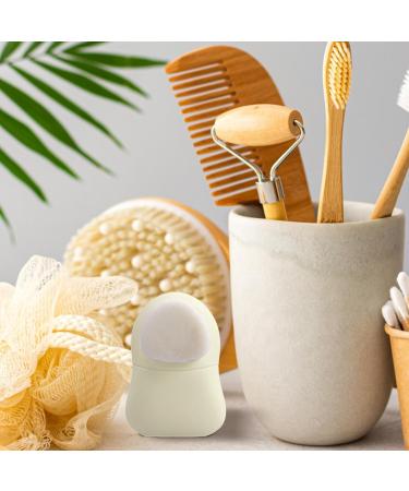 Silicone Facial Cleansing Brush | Double-Side Silicone Facial Cleansing Brush - 2 in 1 Facial Brush Face Cleanser for Sensitive Skin Easy to Clean Lather Well Lambo Yellow - Buy Online on GoSupps.com