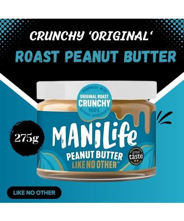 ManiLife Peanut Butter Pick N Mix - Choose From 6 Flavours | Original-Roast Deep-Roast Original Roast-Smooth Deep Roast-Smooth Rich Cocoa-Smooth & Crunchy - Pack of 2 x 275g 275 g (Pack of 2) - Buy Online on GoSupps.com