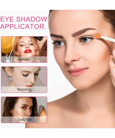 MUSISALY 100pcs Double Ended Eyeshadow Brush Eyeshadow Brush Sponge Double-sides Eye Brush Green Emulsion - Buy Online on GoSupps.com