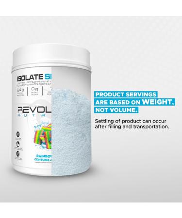 Revolution Nutrition Isolate Splash Clear Whey Protein Powder Juice-Type Protein Candy Flavour Collagen 24g Of Protein Per Scoop Zero Sugar 817g 23 Servings (Rainbow Belts 1.8 Pound) Rainbow Belts 1.8 Pound - Buy Online on GoSupps.com