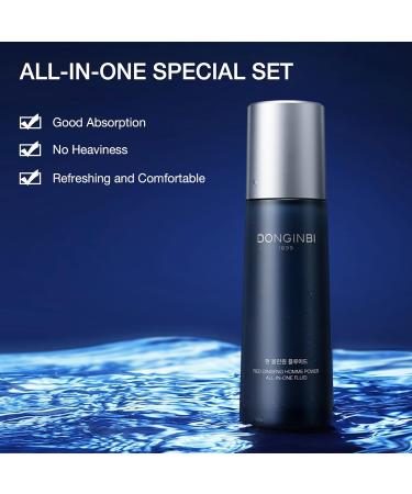 DONGINBI Red Ginseng Homme All-in-One Special Set - Anti-Aging Skin Care Cleansing Foam & Moisturizing Toner - Best Korean Red Ginseng Products for Men - International Shipping - Buy Online on GoSupps.com