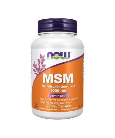 Now Foods Msm 1000mg 120 Capsules