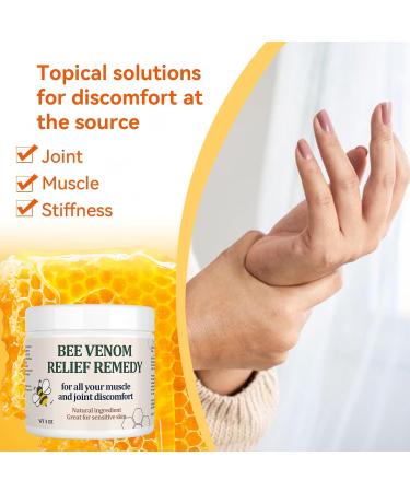 KOKOMAANE Bee Venom Muscle Cream Maximum Strength Joint & Bone Soothing Ointment for Shoulder Back Neck Hands Knuckle Elbow Feet Leg Knees Ankle Arthritis Meniscus for Adults Elder - Buy Online on GoSupps.com