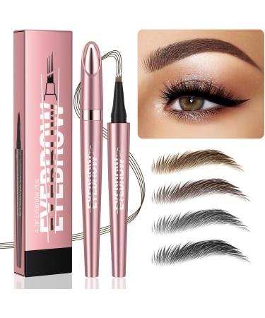 2024 New Magic Eyebrow Pencil - Enhanced 3D Waterproof Microblading Eyebrow Pencil Contouring Pen for Perfect Eyebrow Color. Natural Fine Stroke Microblading Eyebrow Pencil with 4 Precise B-01 - Buy Online on GoSupps.com