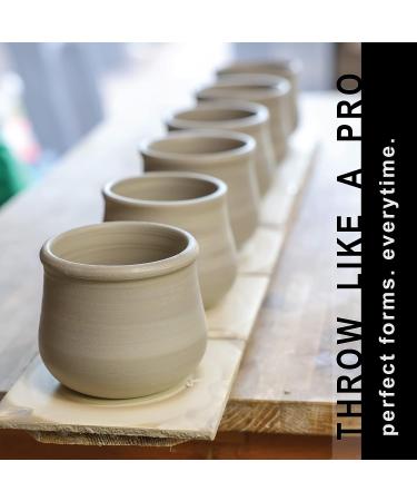 OUTPOST POTTERY Profile Ribs Mug Bundle - 4 Profile Ribs - 9 Profiles - 12cm Tall - Consistent Shape Tool for Making Mugs - Buy Online on GoSupps.com