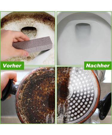 Yuffqopc Pumice Stone Cleaner Brick - 4 Pack Grill & Oven Cleaning Stone (15cm) | Effective Kitchen Roasting Tool - Buy Online on GoSupps.com