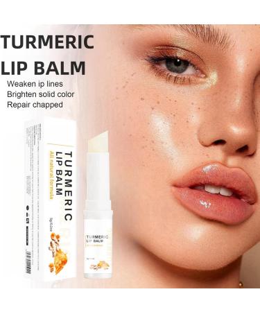 Lip Lightening for Dark Lips Turmeric Lip Balm Stick Long Lasting Moisturizing Lips Pink Bleaching Cream Balm Lip Care Cream Pink Lips Cream for Dark Lips Dry Lips Balm Lip Brightening for Dark Lips - Buy Online on GoSupps.com