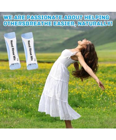 Neti Pot Nasal Rinse Salt for Nasal Shower for Adults & Kids (2.4g) - 60 Count - Buy Online on GoSupps.com