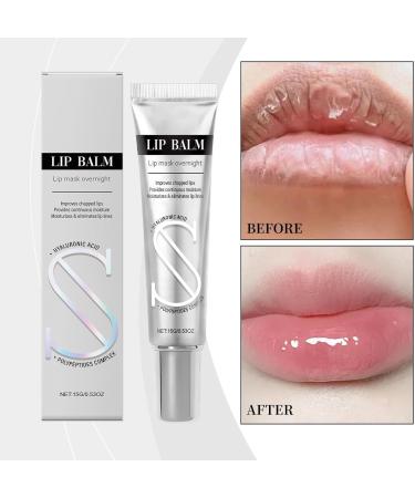  Generisch Peptide Lip Treatment Lip Balm with Hyaluronic Acid Mini Lip Gloss and Lip Balm for Dry Lips with Hyaluronic Acid and Night Mask for Glowing Skin (3) - Buy Online on GoSupps.com