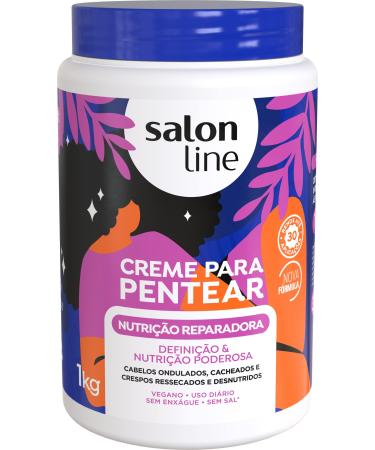 Salon Line - Linha Tratamento (Creme Para Pentear) - Nutricao Reparadora 1000 Gr - (Salon Line - Treatment (Combing Cream) Collection - Nourishing Repair Net 35.27 Oz)