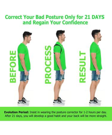 Posture Corrector for Women & Men - Clavicle Back Brace for Shoulder Support & Upper Back Correction - Medical Kyphosis Trainer - Wear under Clothes - Buy Online on GoSupps.com