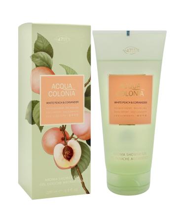 Muelhens 4711 Acqua Colonia White Peach & Coriander Shower Gel for Women - 6.8 oz | International Shipping Available - Buy Online on GoSupps.com