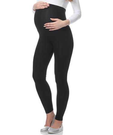 Be Mammy Women's Maternity Long Leggings 02 XXL Black