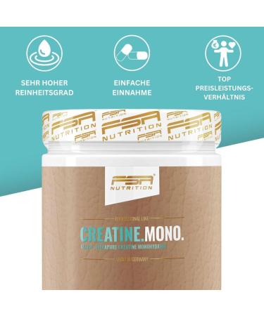 Buy Vegan Creatine Capsules 1000 mg - 270 Count - High-Quality Creatine Monohydrate - FSA Nutrition - Laboratory Tested - International Shipping Available - Buy Online on GoSupps.com