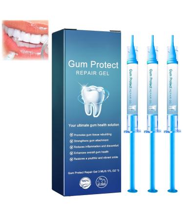 3 pieces of gums therapy gel gum therapy gel gum protection therapy therapy gums therapy gel deep cleaning of tooth stains and tartar teeth repair gel - Buy Online on GoSupps.com