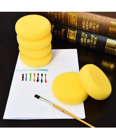 YoleShy 25 Pcs Painting Sponge Set - 2.8 Inch Artist Sponges for Watercolor, Crafts, Pottery, Clay, Ceramics, Face Painting & More - Buy Online on GoSupps.com