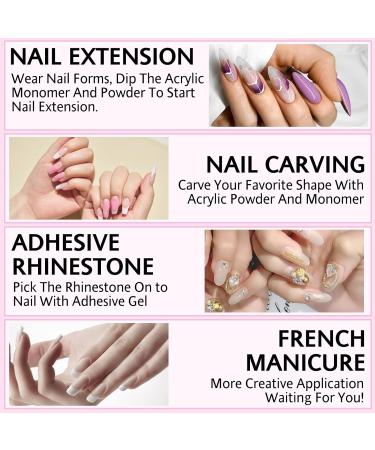 Nude Long-Lasting Clear Acrylic Powder for Nail Extensions - Professional Supplies (120G) - Buy Online on GoSupps.com