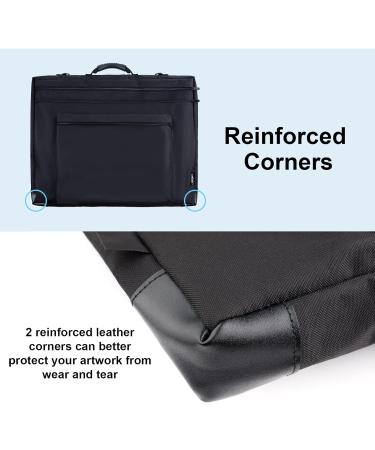 JJRING 24x36 Art Portfolio Tote Bag - Large Carrying Case with Shoulder Strap and Handle - Buy Online on GoSupps.com