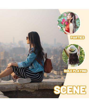 minkissy Highlight Wig Set Hair Pin Hair Clips Hair Barrettes Women Hairpiece Long Hairpiece Long Wavy Hairpiece Women Wavy Hairpiece Extension Girl 6a High Temperature Matte Silk - Buy Online on GoSupps.com