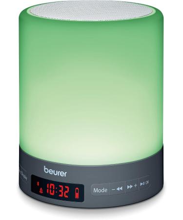 Beurer WL 50 Light Alarm Clock - LED Mood Light & Sunrise Sunset Simulation | Supports Sleep Rhythm | International Shipping - Buy Online on GoSupps.com