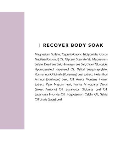Indie Lee I-Recover Body Soak - Exfoliating Detox Scrub with Dead Sea & Himalayan Salts - 8oz - Buy Online on GoSupps.com