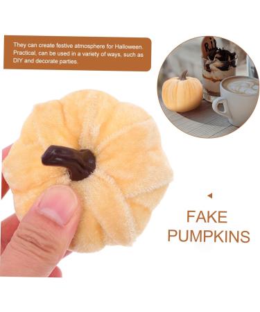 Ciieeo 10 Pcs Flannel Foam Pumpkin Fall Wedding Decor Decorative Fabric Pumpkins Harvest Pumpkins Ornament Halloween Garland Decor Faux Pumpkins Home Decor Simulation Pumpkin Autumn Set - Buy Online on GoSupps.com