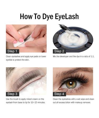 Professional Eyebrow & Eyelash Color Kit - Salon Quality Dye for Home Use (Coffee) - Buy Online on GoSupps.com