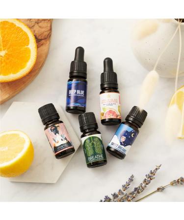 Ecodrop Sleep Essential Oil Blend - 10ml Bottle | Lavender Marjoram Ylang Ylang Copaiba Chamomile Sandalwood Oils for Night Calm & Relaxation - Buy Online on GoSupps.com