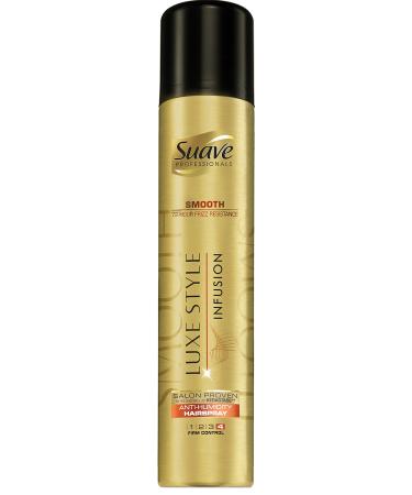 Suave Professionals Hairspray  Luxe Styling Infusion Smooth Anti-Humidity 8.5 oz