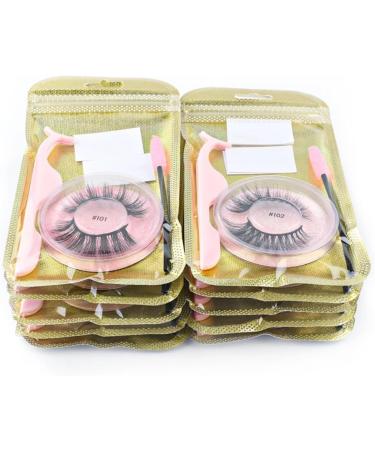 UAMOU Eyelash 3D Mink Lashes Bulk Natural Mink Eyelashes Fluffy False Eyelashes Faux Cils Extension Makeup Cheerfully (Color : Mix 10 Pairs-01) - Buy Online on GoSupps.com
