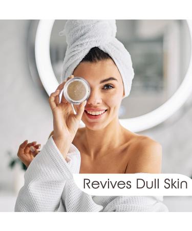 Vivo Per Lei Facial Peeling Gel - Dead Sea Minerals & Nut Shell Scrub - Gentle Exfoliator & Blackhead Remover - 3.4 Fl. Oz - Buy Online on GoSupps.com