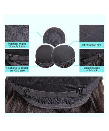UDU Ombre Short Curly Human Hair Wig | Highlighted Piano Color Side Part for Black Women (P1B/30) - Buy Online on GoSupps.com