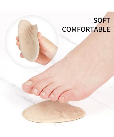 3 Pair Metatarsal Pads for High Heels | Comfort Insoles & Foot Cushions for Pain Relief | Morton's Neuroma & Forefoot Pads - Beige - Buy Online on GoSupps.com