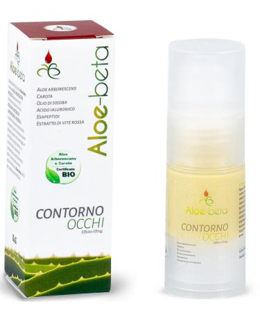 Cr me Contour des Yeux BIO l'Aloe Arborescens - SACS ANTI-RIDES et CERNES - Vitamines E Huiles V g tales et Acide Hyaluronique - 15ml