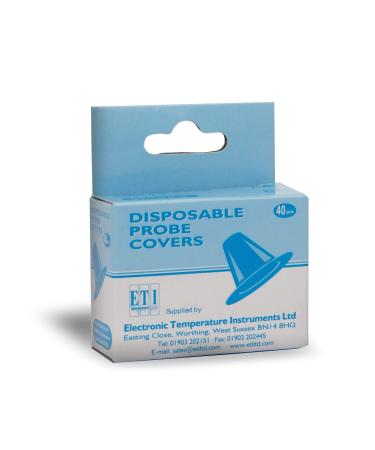 Probe Covers for Digital Ear Thermometer - Pack of 40 Replaceable Protective Hygiene Caps