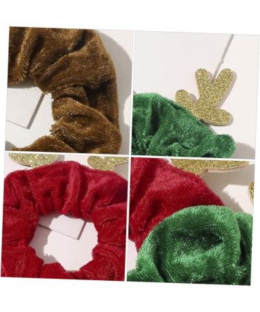 FRCOLOR Christmas Hair Rope Thick Hair Ties Christmas Hair Ties Christmas Hair Bobbles Hair Jewels for Women Curly Hair Ties Decor Women Elastic Hair Ring Miss Ribbon Fabric Girl - Buy Online on GoSupps.com