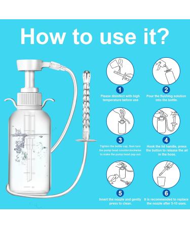 Thegreen Enema for Intestinal Cleaning - 300ml Irrigator for Men & Women Postpartum Care Portable Bidet - Buy Online on GoSupps.com