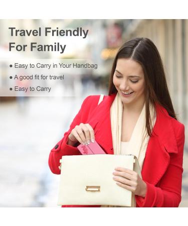 7 Compartments Travel Pill Case - Foldable Travel Organizer with Magnetic Button | Hot Pink Vitamin Supplement & Medicine Holder - PILLY - Buy Online on GoSupps.com
