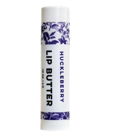 Huckleberry Lip Butter - Organic Cold-Pressed Oils & Beeswax to Soothe & Protect - Hypoallergenic  Non-Toxic  Cruelty Free Lip Balm  Handmade in USA by DAYSPA Body Basics