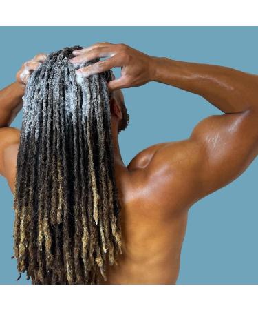 LOCssentials Clarifying Shampoo for Dreadlocks - Professional Vegan Shampoo for Interlocks, Microlocs, Twists - With Peppermint & Tea Tree Oils - Paraben-Free - Buy Online on GoSupps.com