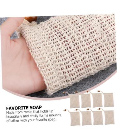Beatifufu 8pcs Lathering Mesh Soap Bag Bathing Soap Bag Soap Holder Bag Exfoliating Soap Bag Numb - Buy Online on GoSupps.com