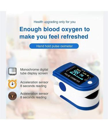 GENERISE Pulse Oximeter for Adults & Children - Large Clear OLED Display, Blood Oxygen Saturation Monitor - Buy Online on GoSupps.com