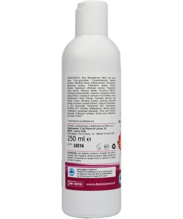Benessence - Anti-Hair Loss Shampoo with Organic Aloe Vera - 250 ml - Buy Online on GoSupps.com
