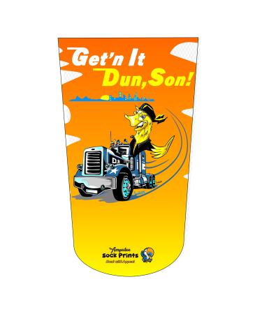 Heal with Appeal Amputee stump sock Getn it dun son trucker Sunrise 3Ply stump sock