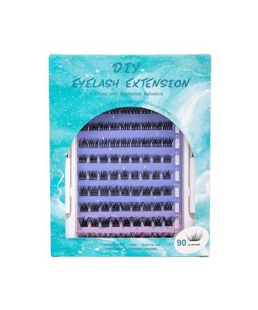 Buy Colored Lash Clusters & Extensions | Rainbow DIY Eyelash Extensions Kit for Beginners - Vibrant Colorful Lashes - Buy Online on GoSupps.com